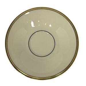 Lenox Dimension Collection Eternal Gold Trim Saucer Made in‎ USA